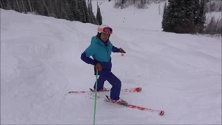 Tactics for skiing Moguls