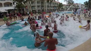 Viva Wyndham Tangerine, Puerto Plata, Dominican Republic, jet foam cannon,  swimming pool