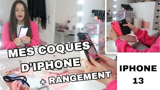 MES COQUES D'IPHONE + RANGEMENT