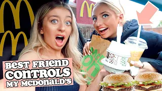 Best Friend CONTROLS my MCDONALDS Order for 24 HOURS!