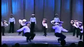 Classic russian navy dance