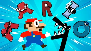 Alphabet Lore (A - Z…) But Fixing Letters | The Giant Mario vs The Giant F | GM Animation