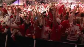 Molson Canadian Hockey House - The crowd erupts at the overtime winner by Crosby. OLYMPIC GOLD!!!
