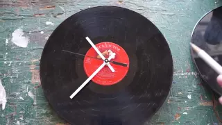 How To Make a Vinyl Record Wall Clock