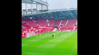 behind-closed-doors friendly vs Burnley. #manutd #manunited #manchesterunited  #friendly #football