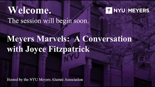 Meyers Marvels: A Conversation with Joyce Fitzpatrick