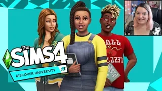 The Sims 4 Discover University OFFICIAL Trailer Reaction - Short Version