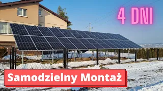 Fotowoltaika samodzielny montaż w 4 dni