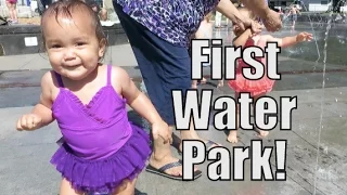 Babies' First Water Park! - June 09, 2015 -  ItsJudysLife Vlogs