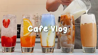 🍂지치고 힘들 땐 음료 ASMR로 힐링해요/한주 시작부터 푹 쉬세요☕30mins Cafe Vlog/카페브이로그/cafe vlog/asmr/Tasty Coffee#475