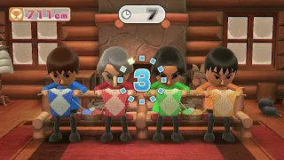 Wii Party U minigames: Player Vs Frank Vs Jialan Vs Cheng-han (advanced dificulty)
