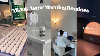 Aesthetic ASMR TikTok Morning Routines | Compilation Videos ☁️