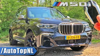 BMW X7 M50i 4.4 V8 REVIEW on ROAD & AUTOBAHN [NO SPEED LIMIT] by AutoTopNL