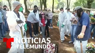 Brasil supera las 100,000 muertes por coronavirus | Noticias Telemundo