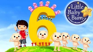 Number 6 Song | Nursery Rhymes for Babies by LittleBabyBum - ABCs and 123s