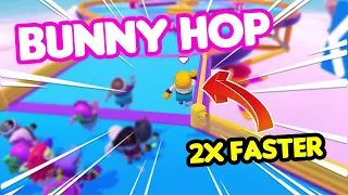 How To BUNNY HOP In Fall Guys!! (2X SPEED BOOST)