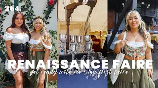 MY FIRST RENAISSANCE FAIRE + Get Ready With Me + Tips & Experience 2023 | Vlog 264