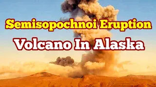 Semisopochnoi Eruption: A Volcano In Alaska, Aleutian Islands, USA, Indo-Pacific Ring Of Fire