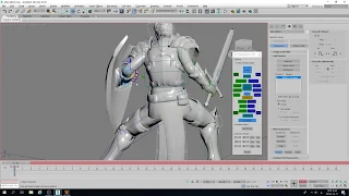 [3D MAX]- 공격 콤보애니 잡는 방법 (Attack Combo Animation)