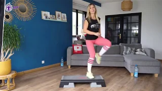 COURS DE STEP - NIVEAU FACILE - Jessica Mellet - Cardio Fitness