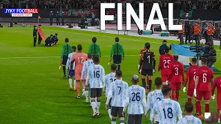 PES - Argentina vs Morocco FINAL - FIFA World Cup 2022 Qatar - Full Match HD eFootball - Gameplay PC