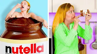 WHEN YOU’RE ON A DIET BUT YOU LOVE FOOD || Funny Things, Hacks and Recipes