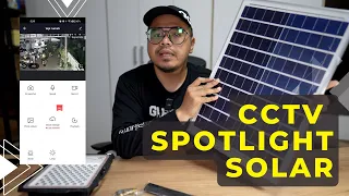 CCTV WIFI SIAP ADA SPOTLIGHT MENGGUNAKAN SOLAR MURAH PULAK TU!