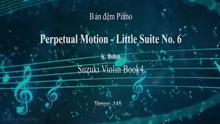 Perpetual Motion - Little Suite No 6 / K. Bohm I Piano Accompaniment