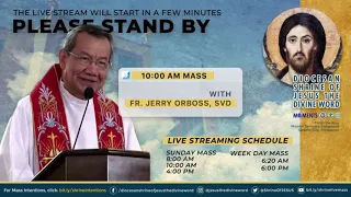 Fr. Jerry Orbos, SVD - Holy Mass at the Diocesan Shrine for Sunday, October 4, 2020 (10:00am)