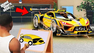 Franklin Search The Powerful And Fastest God Car Using Magical Painting In Gta V