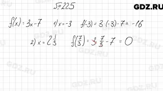№ 225 - Алгебра 8 класс Мерзляк