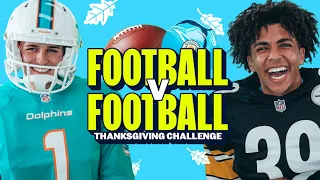 Football v Football! Thanksgiving Special with Phil Foden & Rico Lewis 🏈️ 🇺🇸⚽️