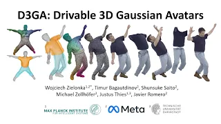 D3GA: Drivable 3D Gaussian Avatars