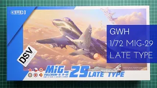 Great Wall Hobby 1/72 MiG-29 Late Type Fulcrum-A 9-12 (L7212) Review