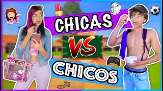 ¡CHICAS vs CHICOS! Rutina Para La Escuela - Lulu99