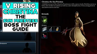 V RISING HOW TO BEAT CHRISTINA THE SUN PRIESTESS - CHRISTINA THE SUN PRIESTESS LOCATION