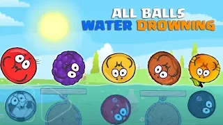 RED BALL 4 - WATER DROWNING of 'ALL BALLS' (Water Drowned All Balls)