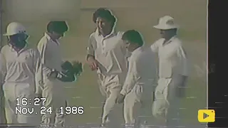 Pakistan vs west Indies|1986 Test Series|3rd Test|National Stadium|Karachi