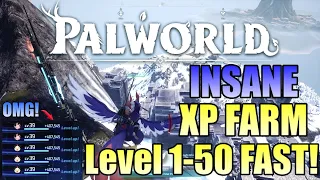 Palworld - INSANE XP GLITCH! How to Level Up Fast | Level 1-50 Max Level Fast