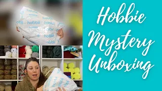 Hobbii Mystery Christmas Unboxing | Crochet VLOGMAS Day 13