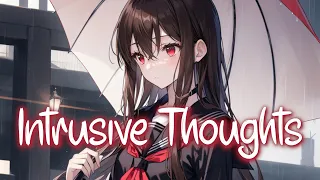 「Nightcore」 Intrusive Thoughts - Natalie Jane ♡ (Lyrics)