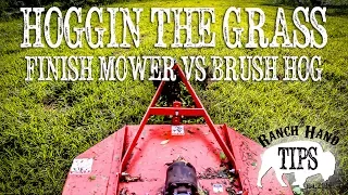 Can I MOW THE LAWN WITH A BRUSH HOG? - Ranch Hand Tips