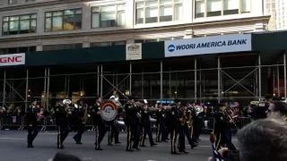 US Army 42nd Infantry Division Marching In The Veterans Day Parade In Manhattan, New York