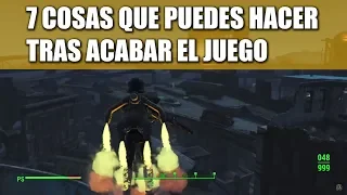 FALLOUT 4 | 7 COSAS QUE PUEDES HACER TRAS ACABAR EL JUEGO