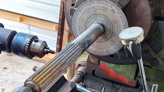 combination technique that is not taught in school, making long gears with a lathe