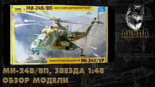 Обзор модели Ми-24В/ВП, Звезда 1/48