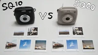 FUJIFILM instax SQUARE    SQ10 vs SQ20　チェキ　SQ10 vs SQ20