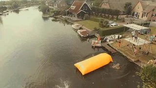 blob jumping in the Netherlands l full HD