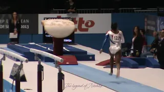 Yamilet PENA ABREU (DOM) 1st vault - 2013 Antwerp worlds qualifs