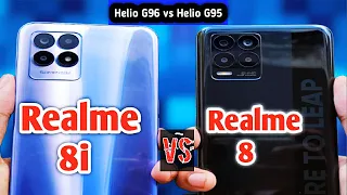 Realme 8i vs Realme 8 Speed Test & Camera Comparison |